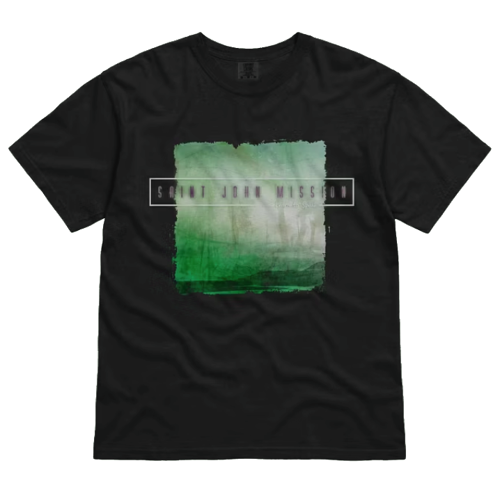 Saint John Mission black shirt